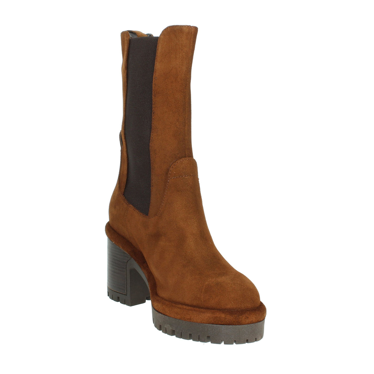 MANAS Donna Stivaletti tacco 7520 Cuoio