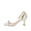 Menbur Femme Sandale à talon 23825 Argent