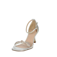 MENBUR Donna Sandali con tacco 23825 Argento