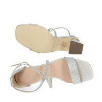 MENBUR Donna Sandali con tacco 23701 Argento