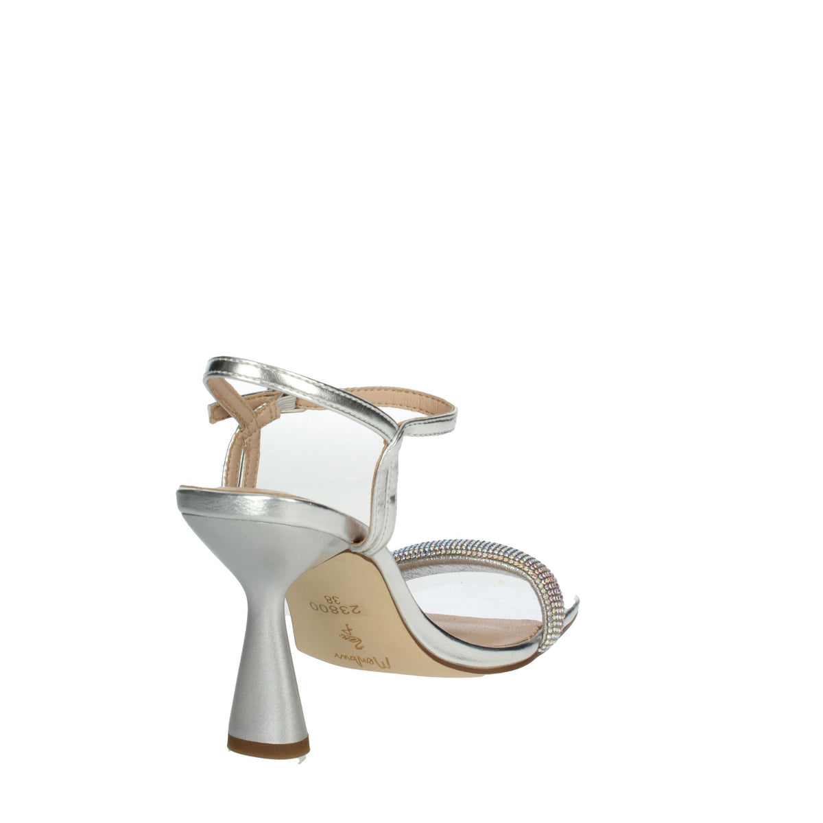 MENBUR Donna Sandali con tacco 23800 Argento