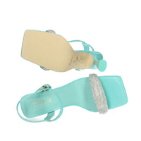 MENBUR Donna Sandali con tacco 23796 Acquamarina