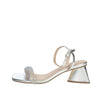 Menbur Femme Sandale à talon 23802 Argent