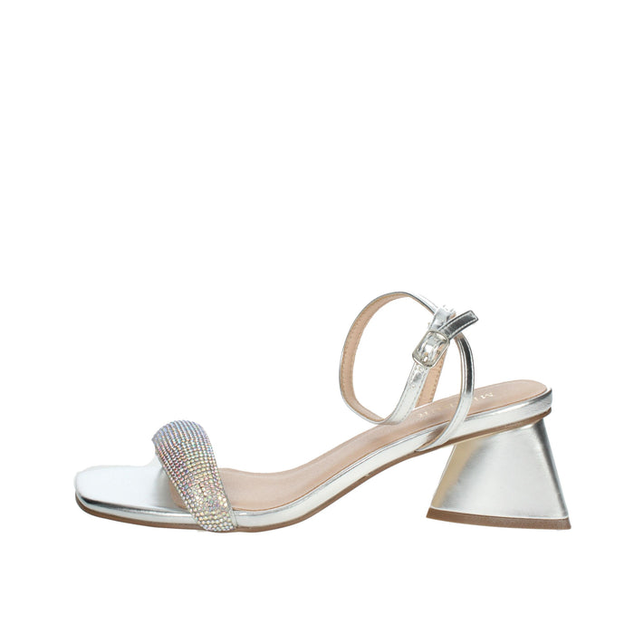 MENBUR Donna Sandali con tacco 23802 Argento