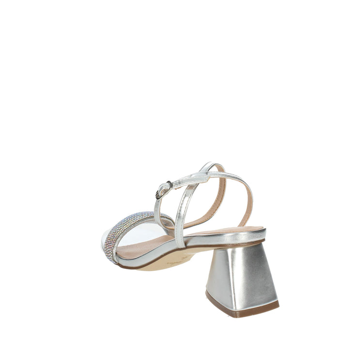 MENBUR Donna Sandali con tacco 23802 Argento