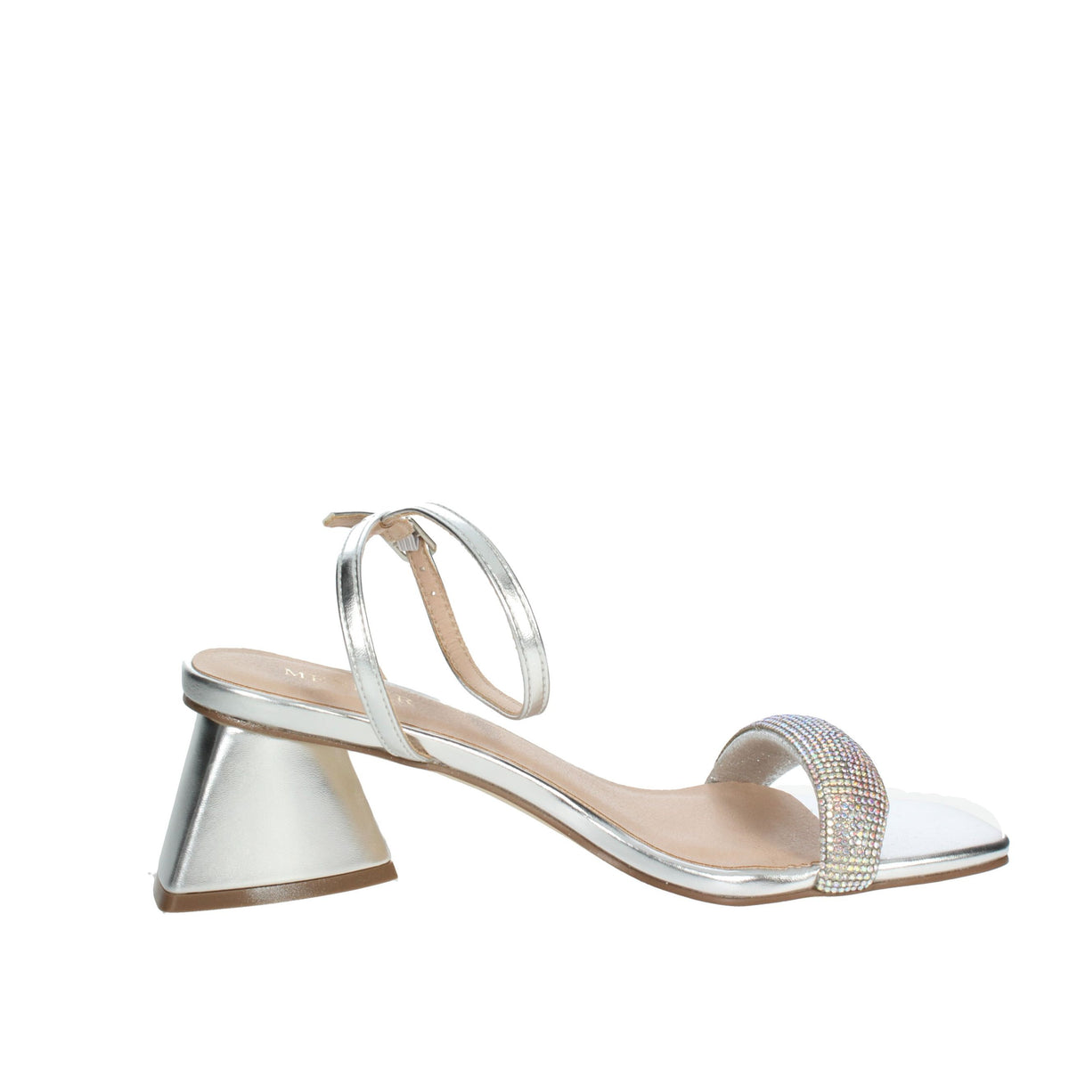 MENBUR Donna Sandali con tacco 23802 Argento