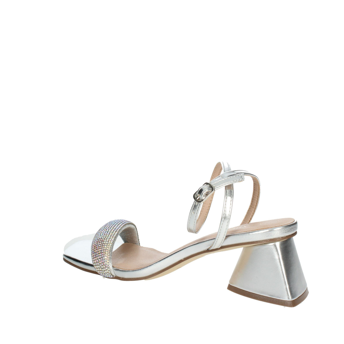 MENBUR Donna Sandali con tacco 23802 Argento
