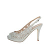 Menbur Donna Sandalo con tacco 23968 Argento