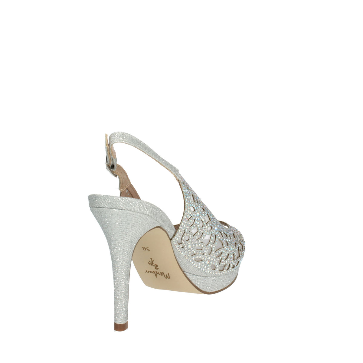 MENBUR Donna Sandali con tacco 23968 Argento