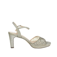 MENBUR Donna Sandali con tacco 23683 Grigio