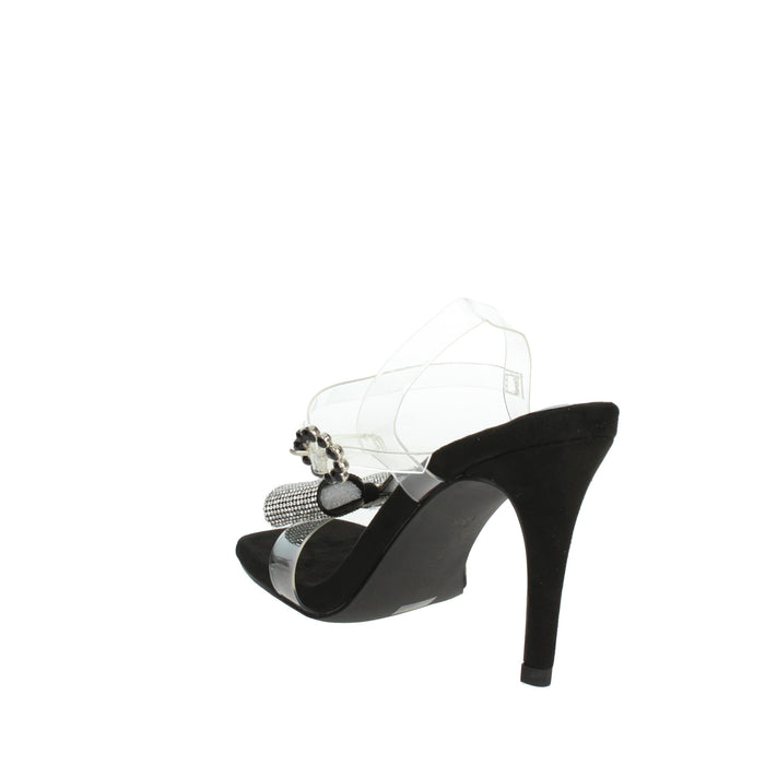 MENBUR Donna Sandali con tacco 23724 Nero