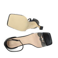MENBUR Donna Sandali con tacco 23825 Nero
