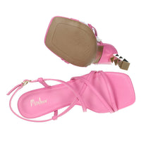 MENBUR Donna Sandali con tacco 23757 Fucsia