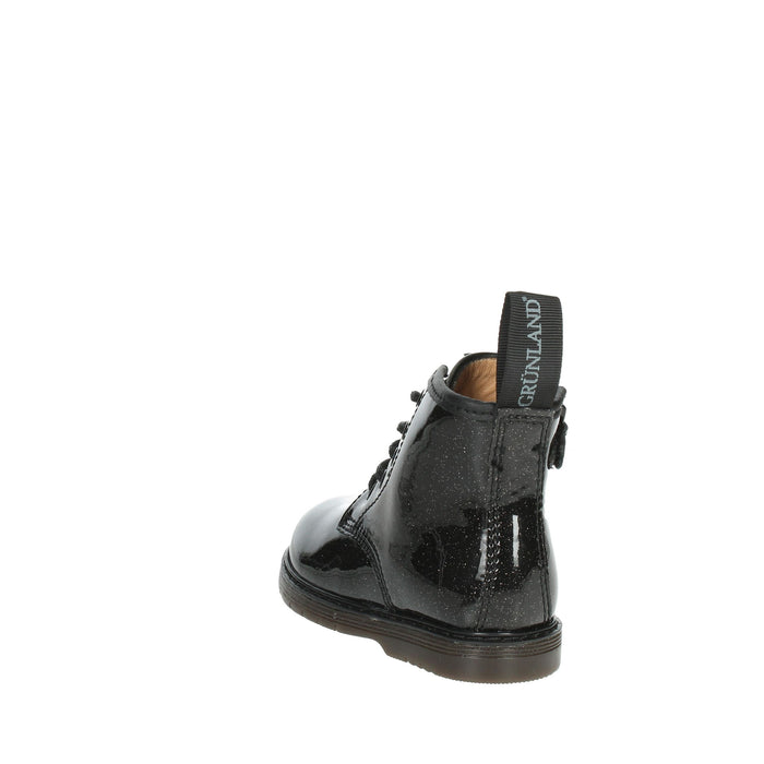 GRUNLAND Bambine e ragazze Anfibi PP0400-88 Nero