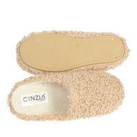 CINZIA SOFT Donna Ciabatta invernale EB0023 Beige