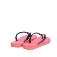 IPANEMA Bambine e ragazze Infradito 80416 Nero/Fuxia