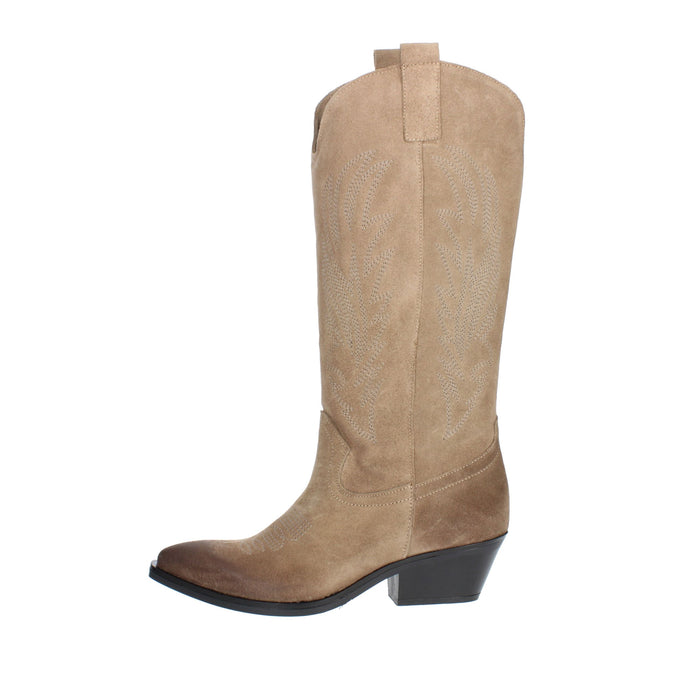 BRAWN'S Donna Stivali TEX J2 Tortora