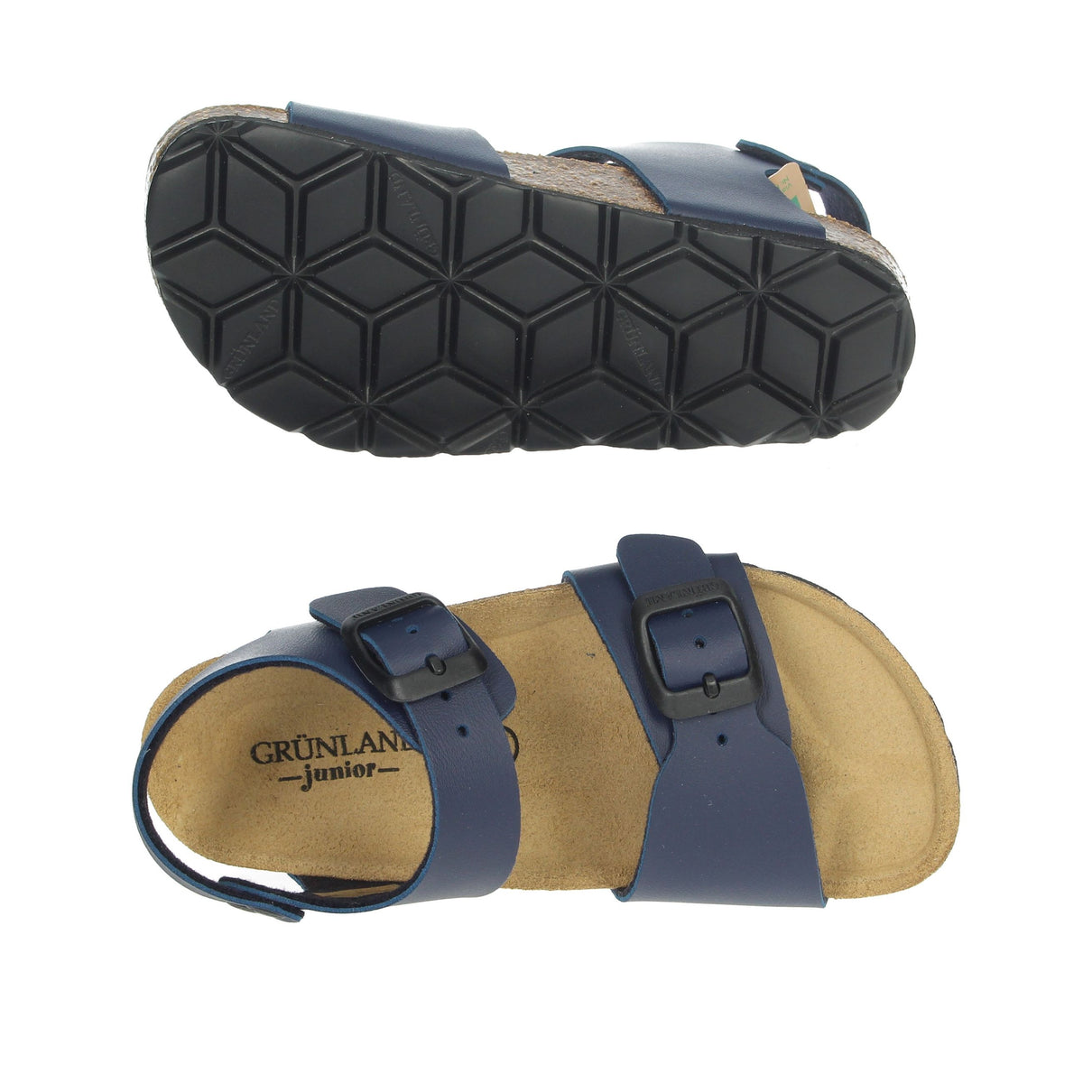 GRUNLAND Bambini e ragazzi Sandali bassi SB1206-40 Blu