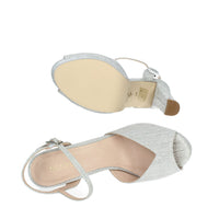 MENBUR Donna Sandali con tacco 24160 Argento