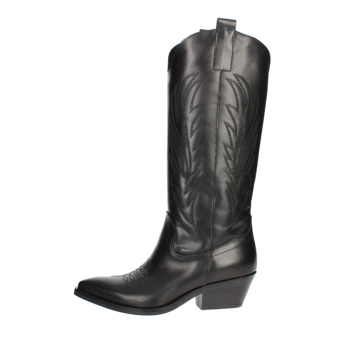 BRAWN'S Donna Stivali TEX J2 Nero