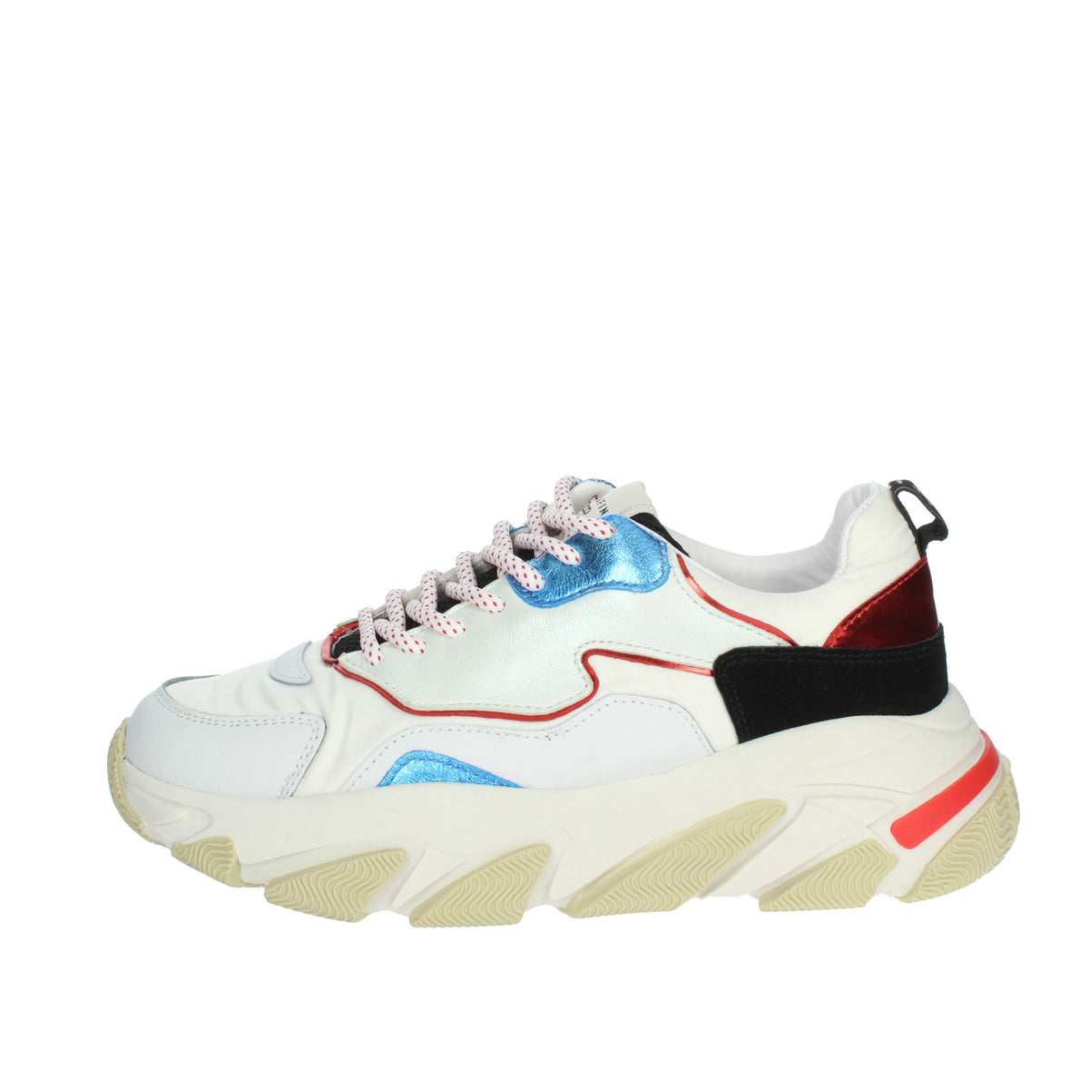 SERAFINI Donna Sneakers bassa DTWIN04 Bianco/Rosso