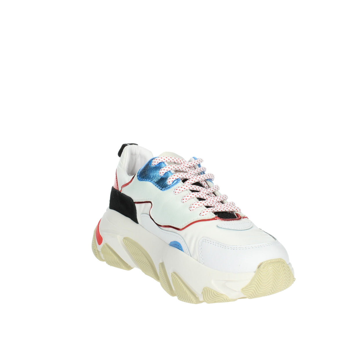 SERAFINI Donna Sneakers bassa DTWIN04 Bianco/Rosso
