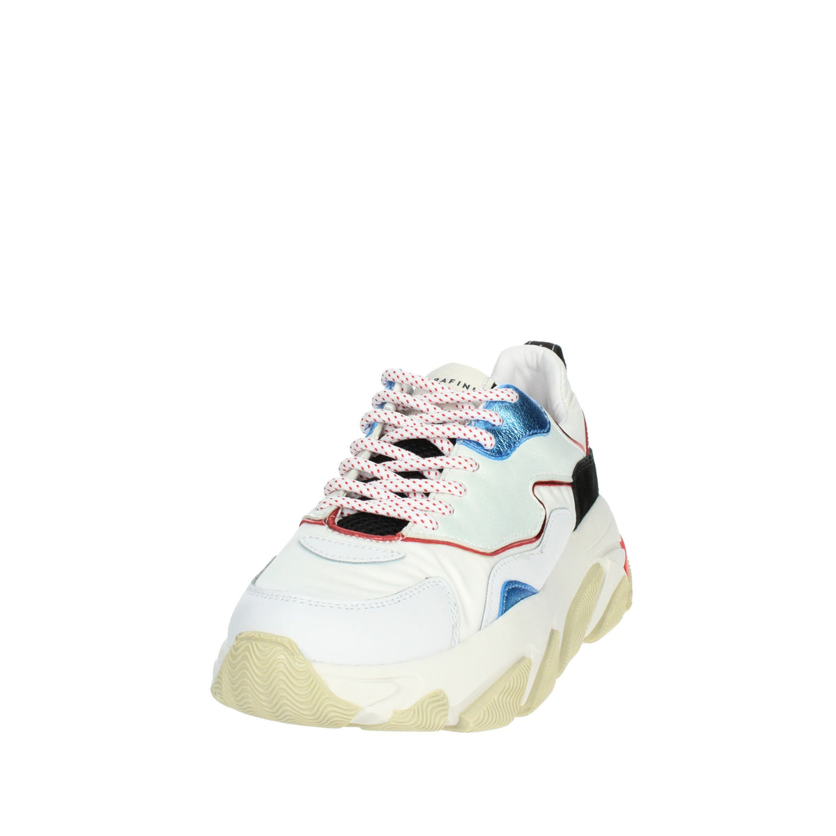 SERAFINI Donna Sneakers bassa DTWIN04 Bianco/Rosso