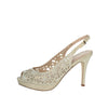 Menbur Donna Sandalo con tacco 23968 Oro