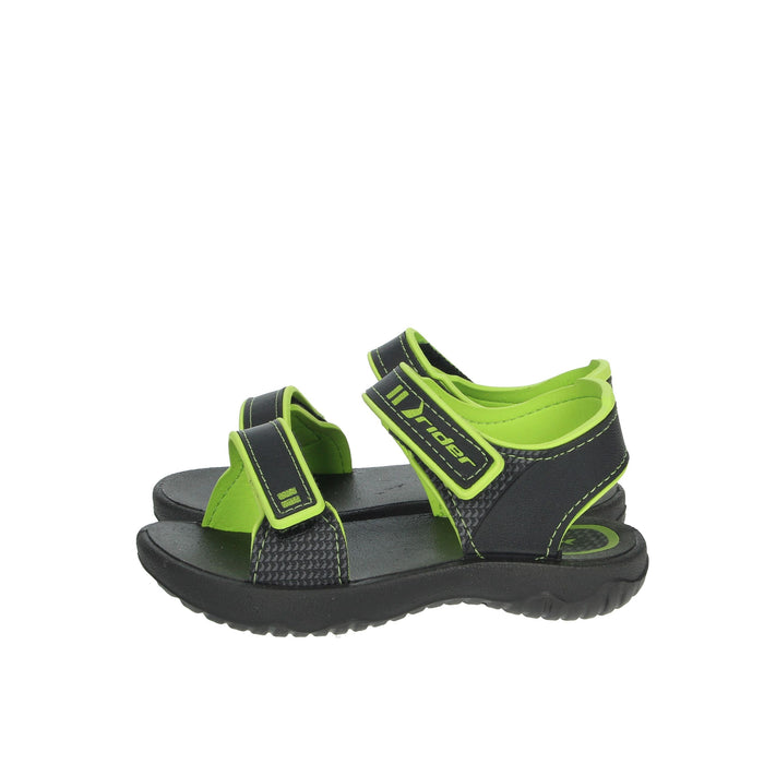 RIDER Bambini e ragazzi Sandali bassi 82815 Nero/Verde