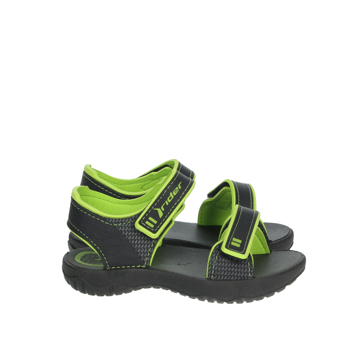 RIDER Bambini e ragazzi Sandali bassi 82815 Nero/Verde