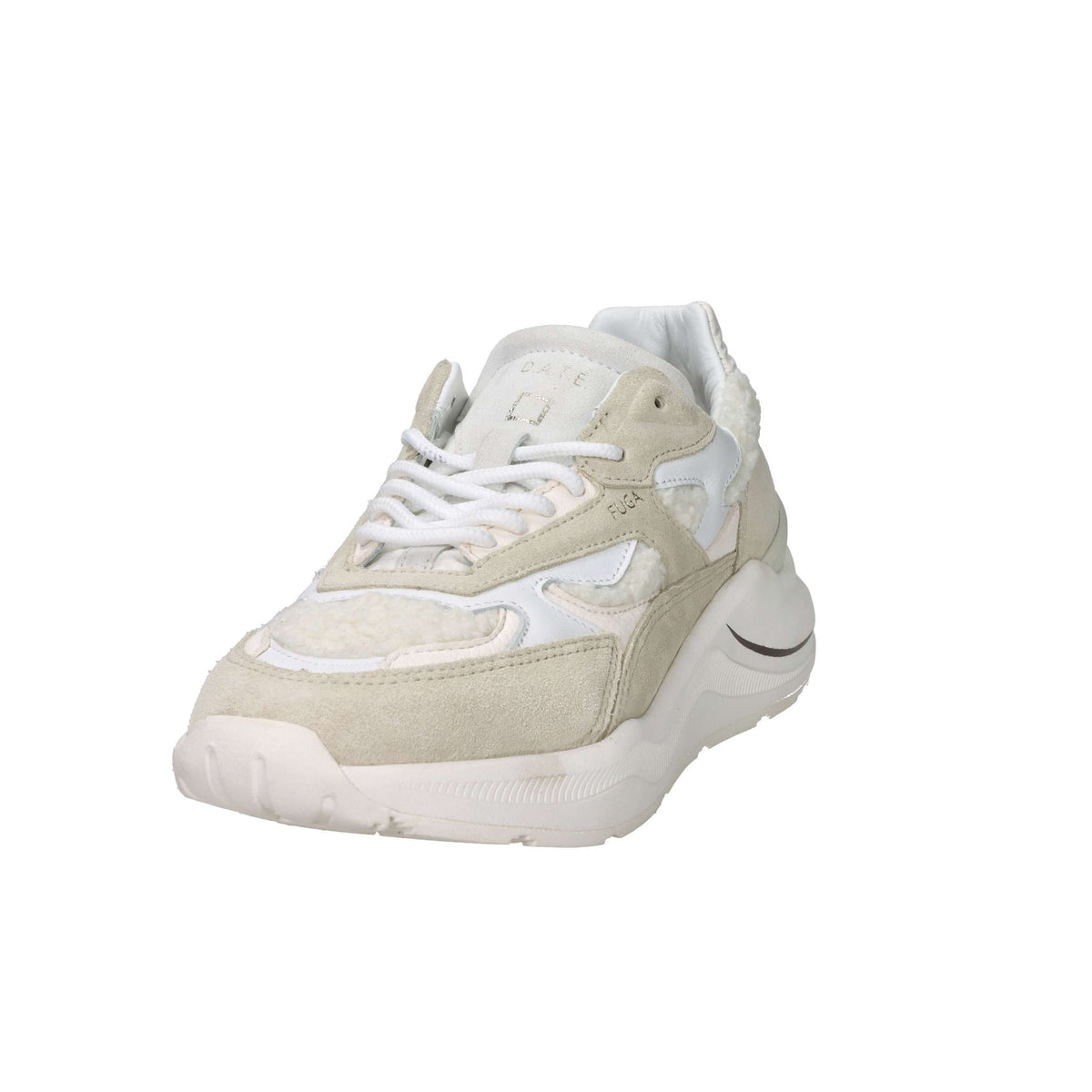 D.A.T.E. Donna Sneakers bassa W431-FG-NT-HB Panna