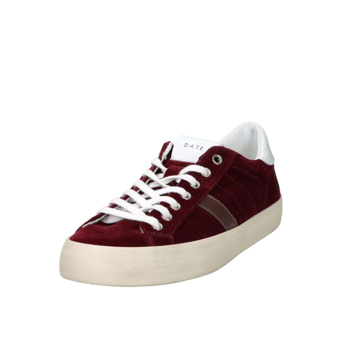 D.A.T.E. Uomo Sneakers bassa M431-HL-VE-GR Bordeaux
