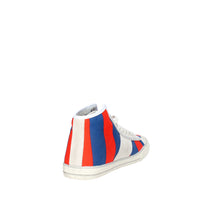 D.A.T.E. Donna Sneakers alta TENDER HIGH-94 Blu/Arancione