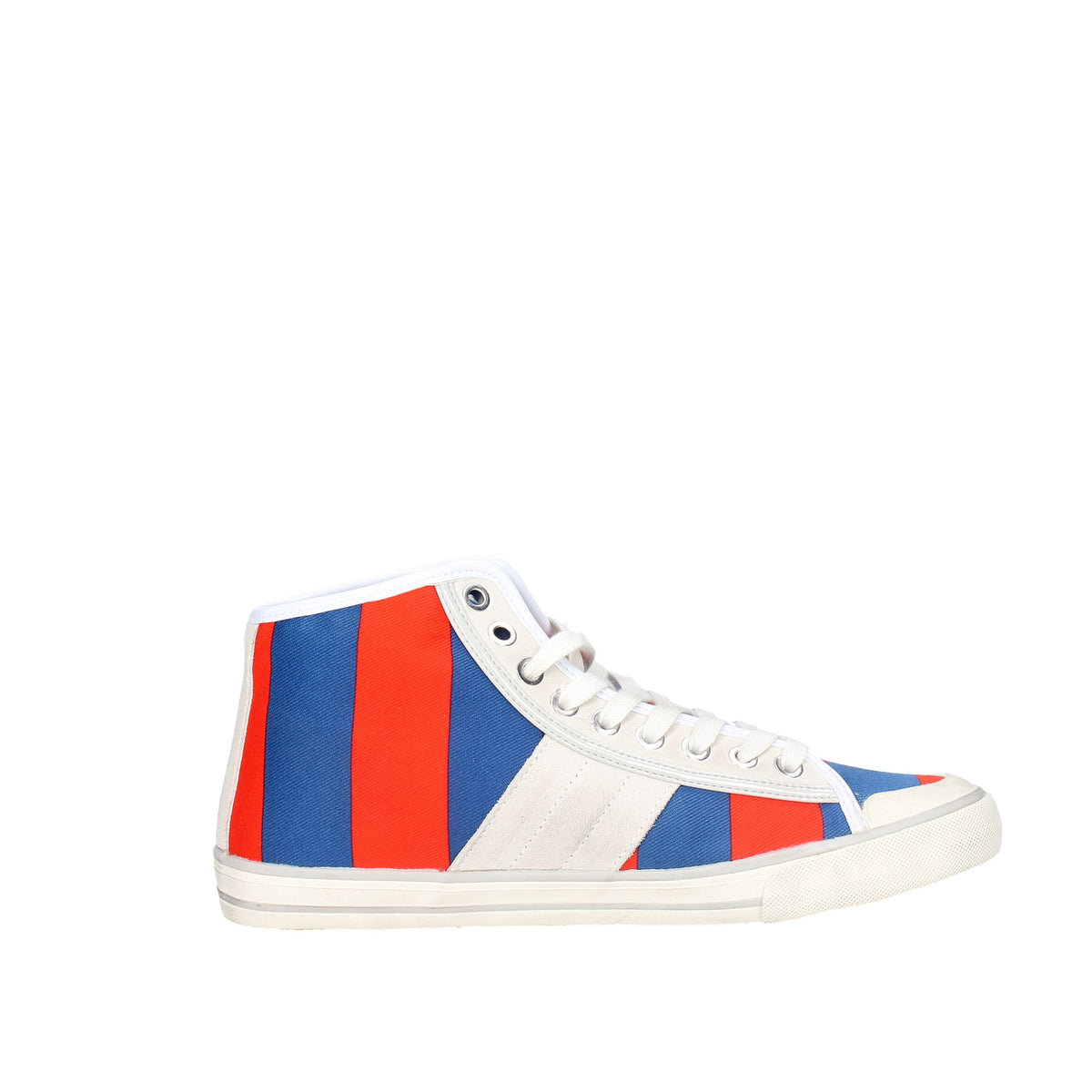 D.A.T.E. Donna Sneakers alta TENDER HIGH-94 Blu/Arancione