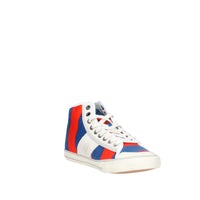 D.A.T.E. Donna Sneakers alta TENDER HIGH-94 Blu/Arancione