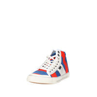D.A.T.E. Donna Sneakers alta TENDER HIGH-94 Blu/Arancione