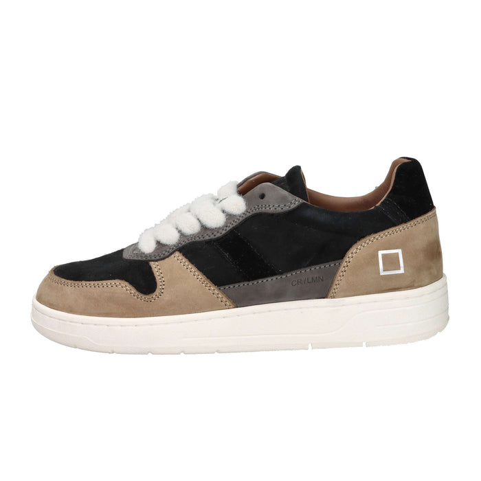 D.A.T.E. Donna Sneakers bassa W431-C2-CO-BK Nero/Beige