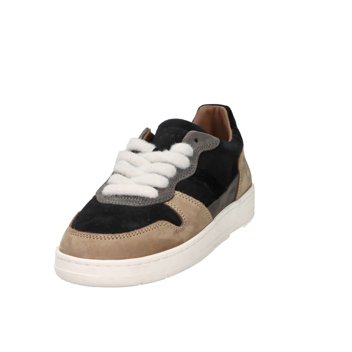 D.A.T.E. Donna Sneakers bassa W431-C2-CO-BK Nero/Beige