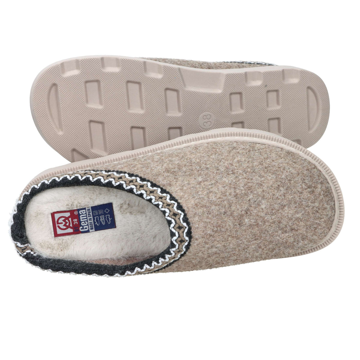GEMA Donna Ciabatta invernale 8650-2 Taupe