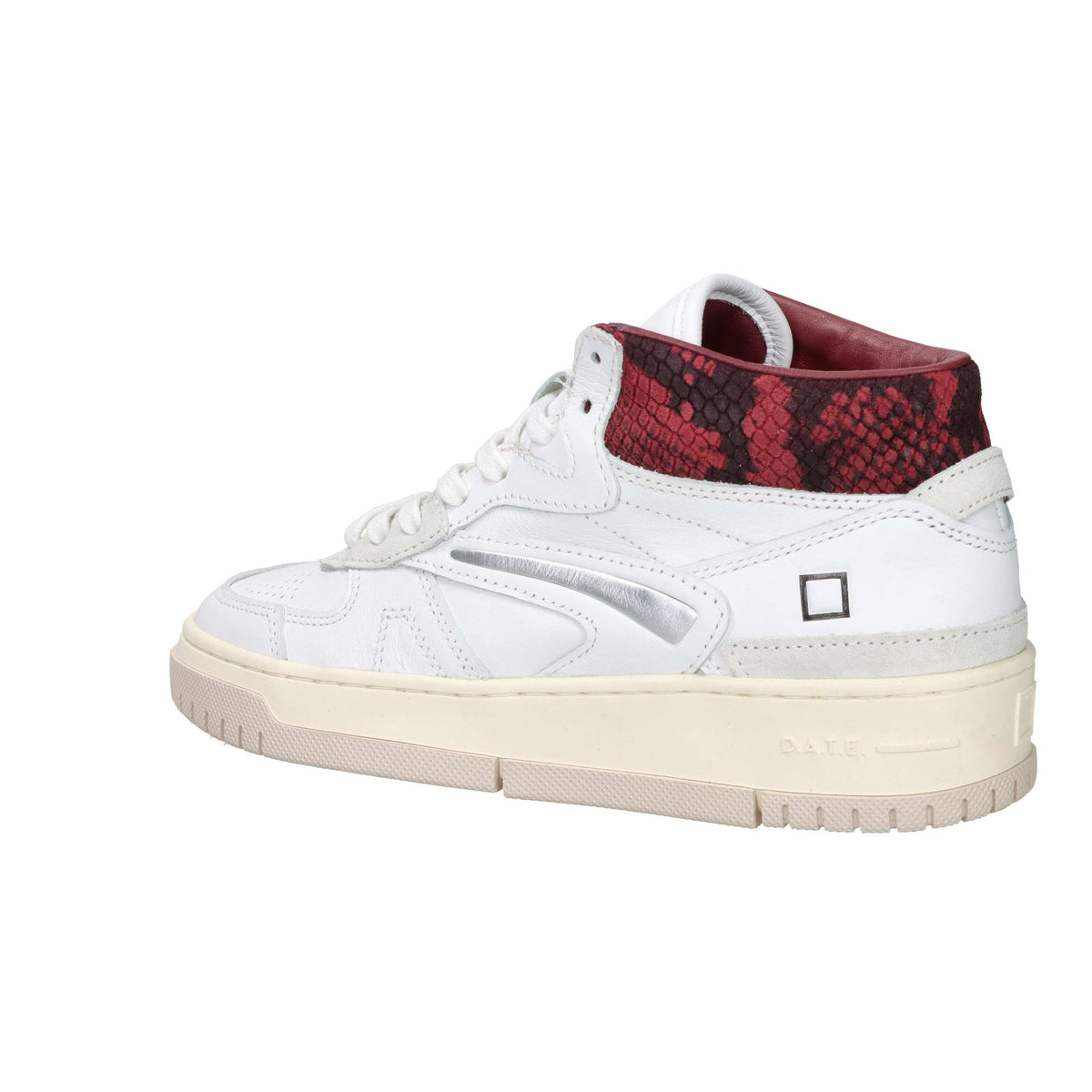D.A.T.E. Donna Sneakers alta W431-TH-PO-PY Bianco