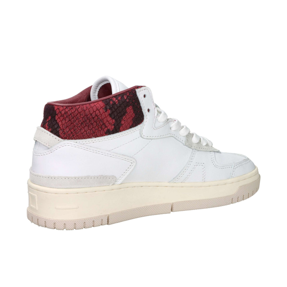 D.A.T.E. Donna Sneakers alta W431-TH-PO-PY Bianco