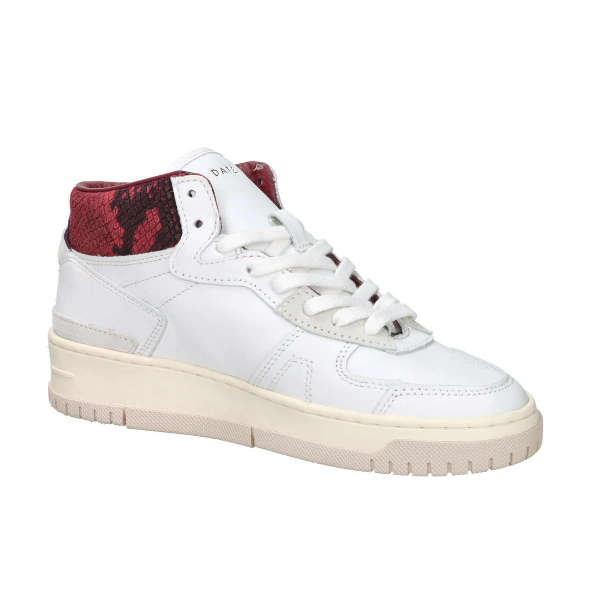 D.A.T.E. Donna Sneakers alta W431-TH-PO-PY Bianco