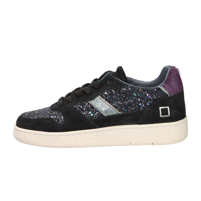 D.A.T.E. Donna Sneakers bassa W431-C2-GL-BK Nero