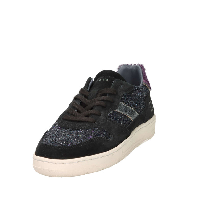D.A.T.E. Donna Sneakers bassa W431-C2-GL-BK Nero