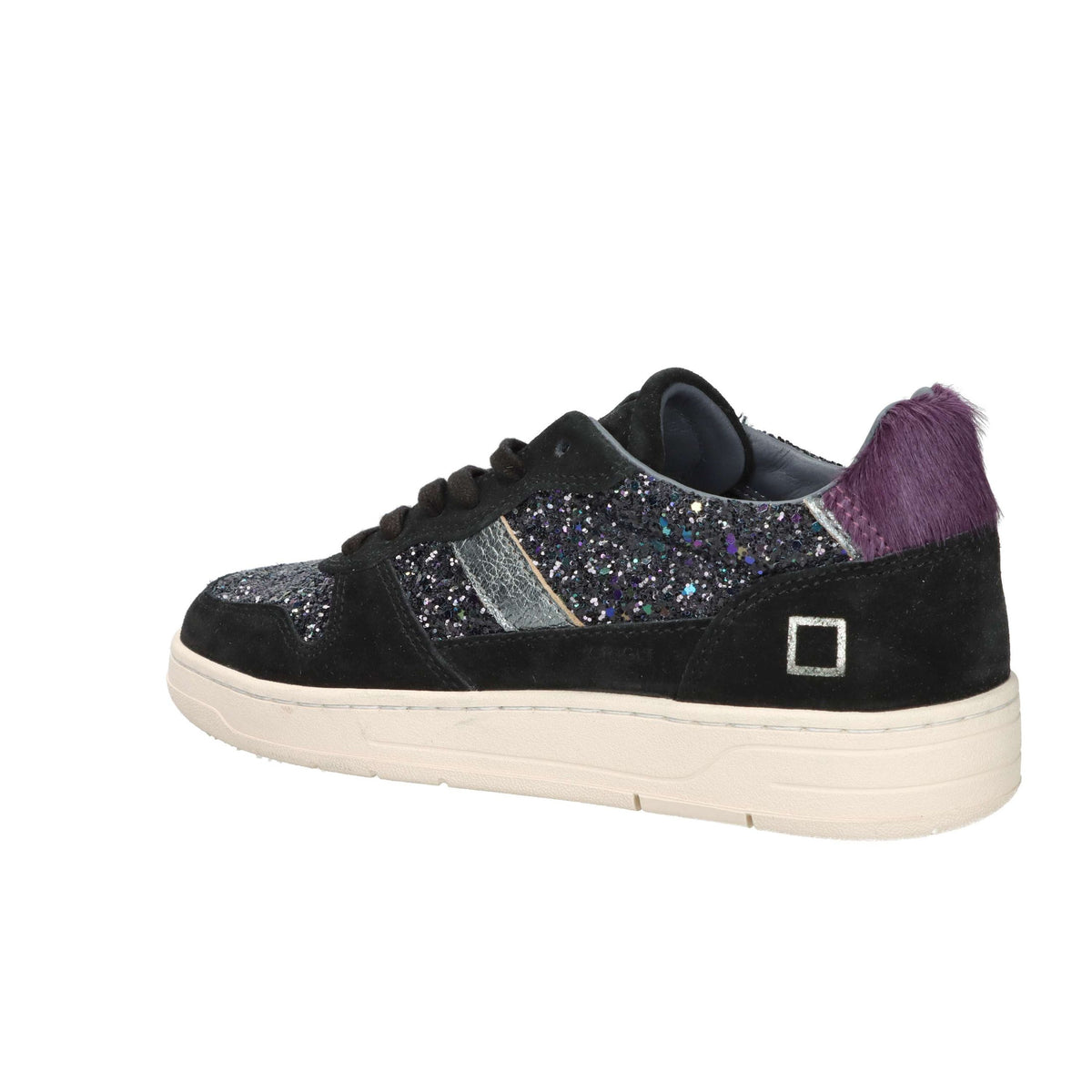 D.A.T.E. Donna Sneakers bassa W431-C2-GL-BK Nero