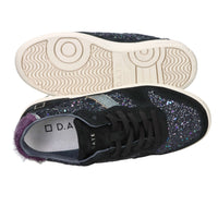 D.A.T.E. Donna Sneakers bassa W431-C2-GL-BK Nero