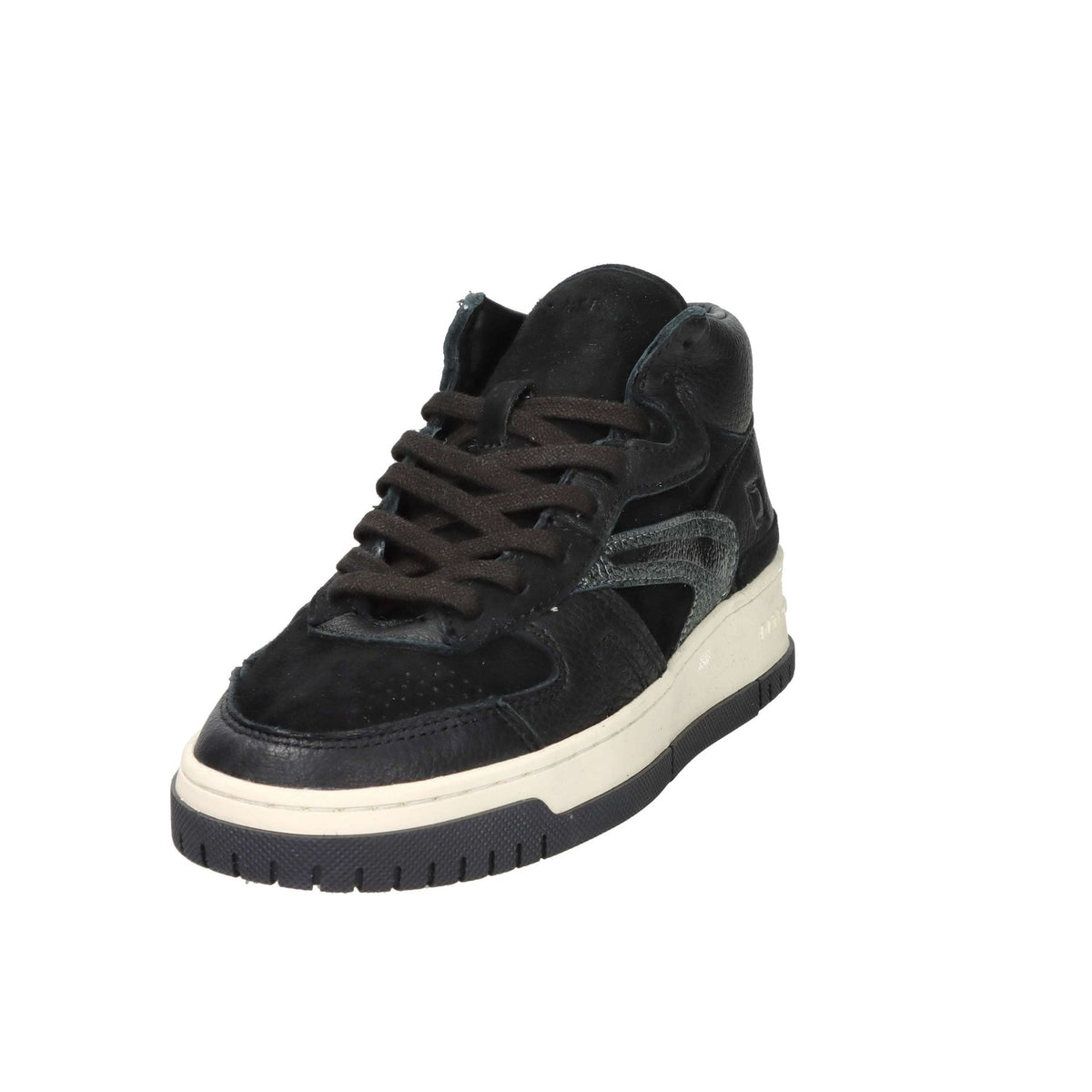 D.A.T.E. Donna Sneakers alta W431-TH-NT-BK Nero