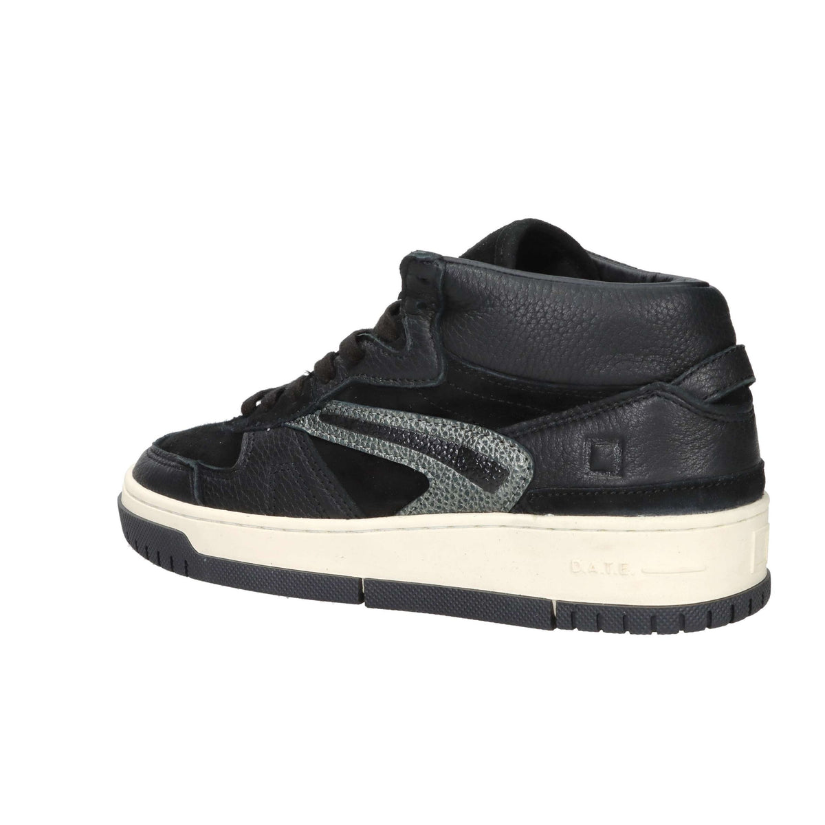 D.A.T.E. Donna Sneakers alta W431-TH-NT-BK Nero