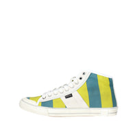 D.A.T.E. Donna Sneakers alta TENDER HIGH-93 Giallo