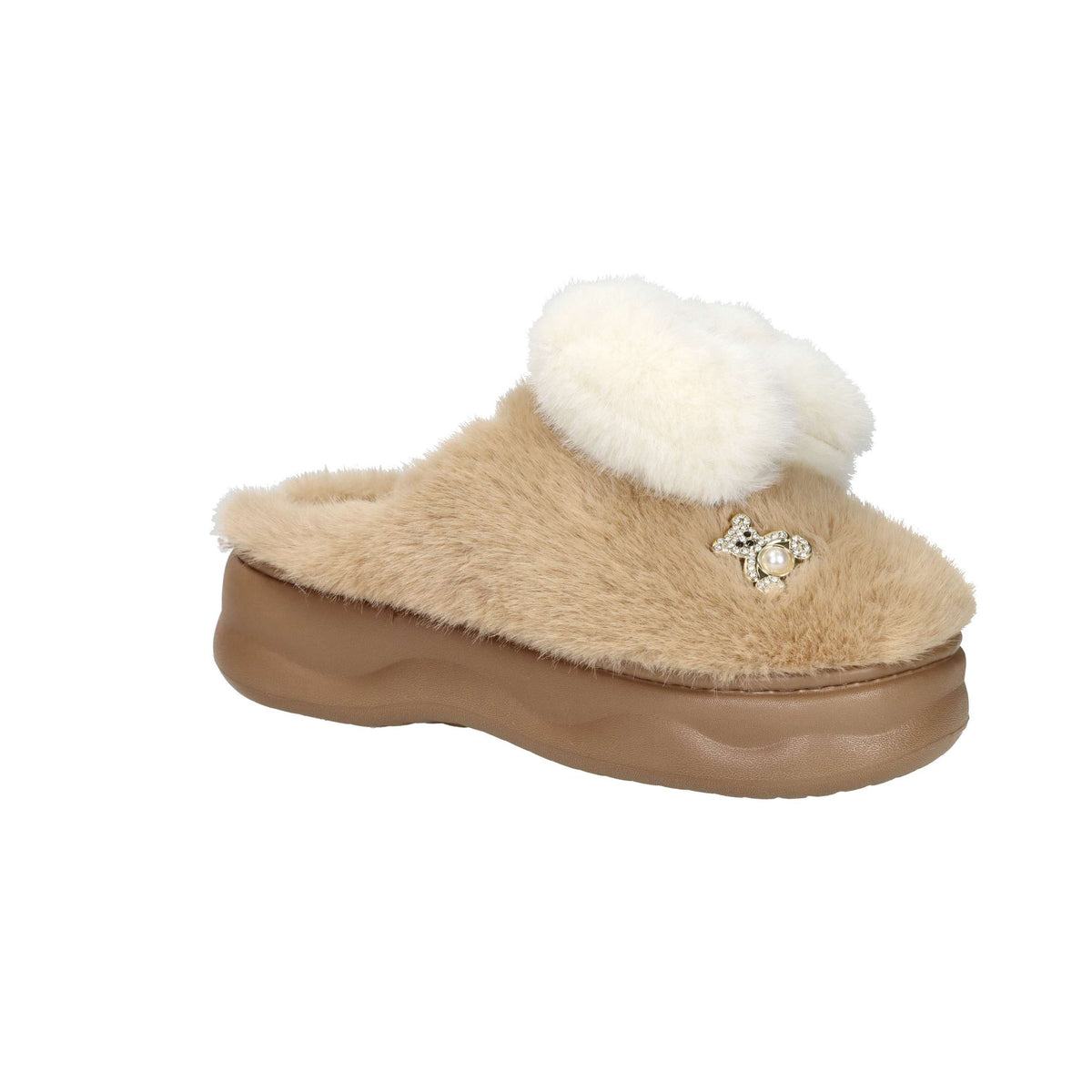 LAURA BIAGIOTTI Donna Ciabatta invernale 9261 Tortora